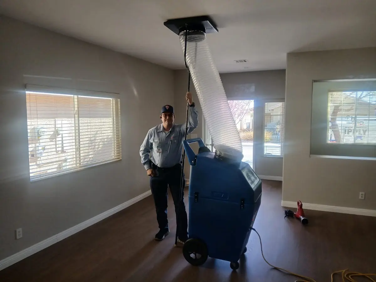 Professional Dryer Vent Cleaning work inside a Bonita home